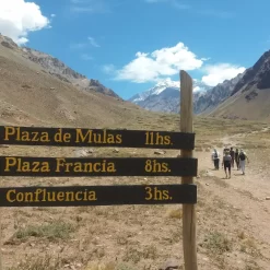 Trekking to the Confluencia Camp in Aconcagua Park