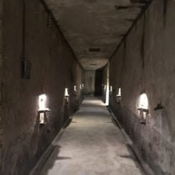 Underground winery corridor – Visit to 2 Wineries with Gourmet Lunch.