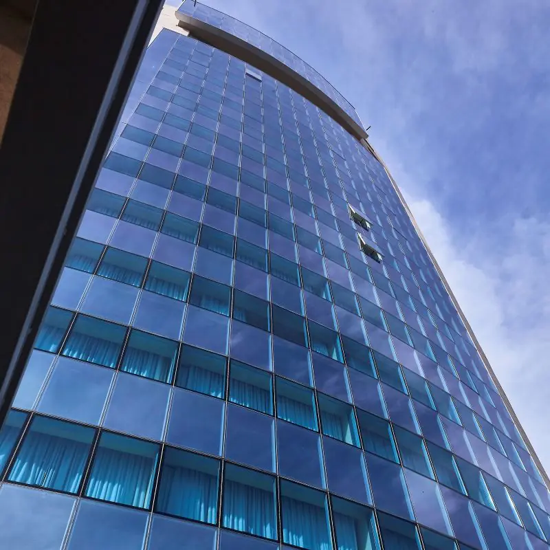 Modern hotel building in Mendoza city