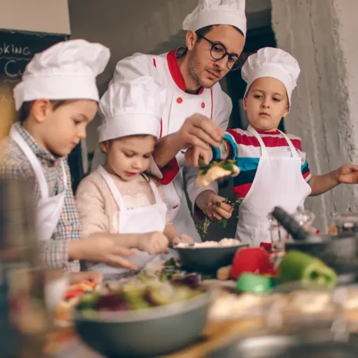 Clase de Cocina en familia