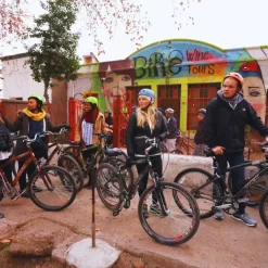 Tour de bodegas en bicicleta en Chacras de Coria con almuerzo y degustación premium - 3 bodegas