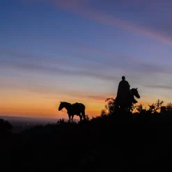 Cabalgata al atardecer con asado argentino