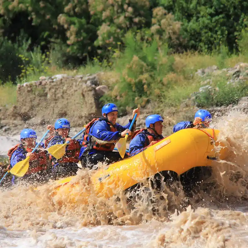 Rafting + Trekking + Rapel en Potrerillos