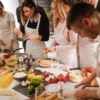 Aula de culinária em um restaurante na cidade de Mendoza