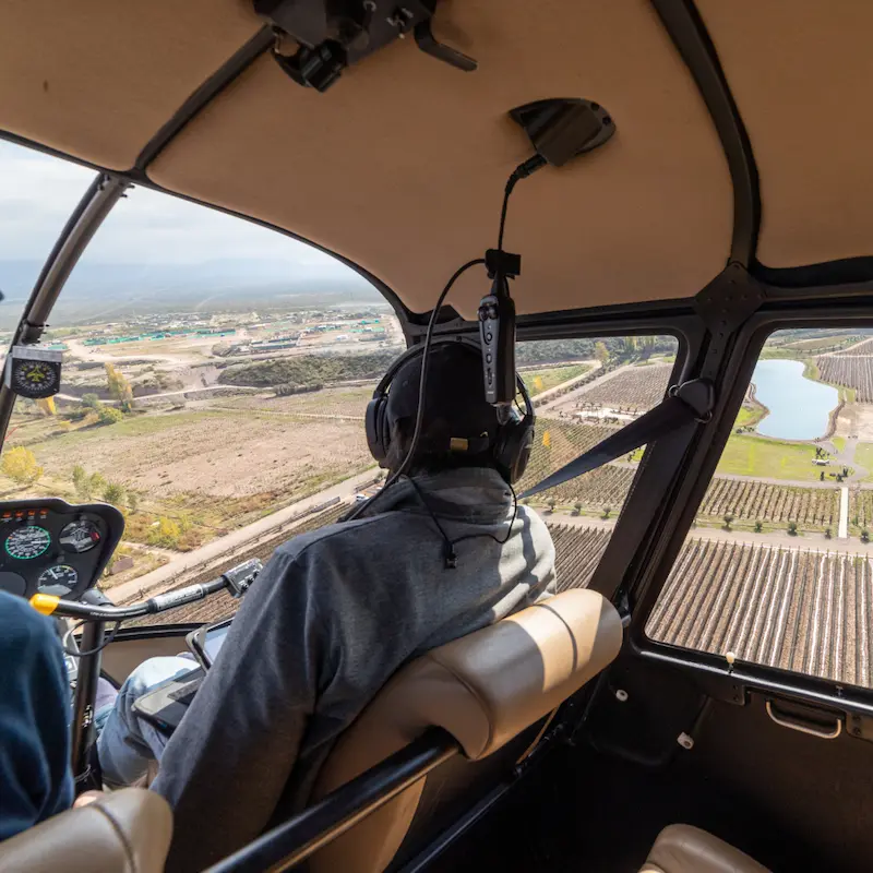 Tour de Bodegas en Luján de Cuyo en Helicóptero