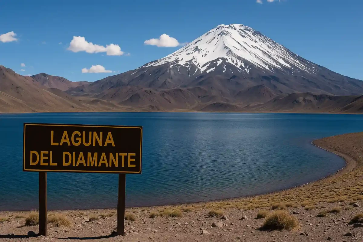 Passeios na Lagoa Diamante em Mendoza
