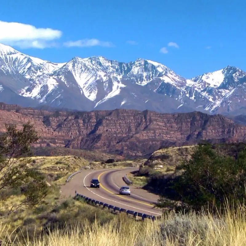 Scenic drive along Route 7 with the Andes as your backdrop.
