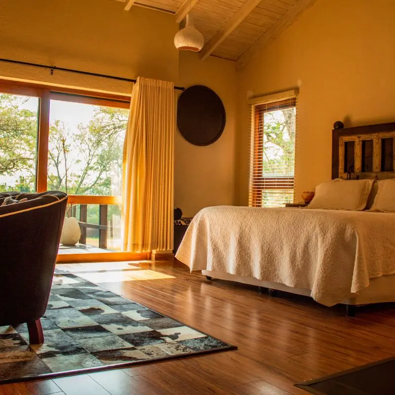 Charming boutique lodge with mountain views
