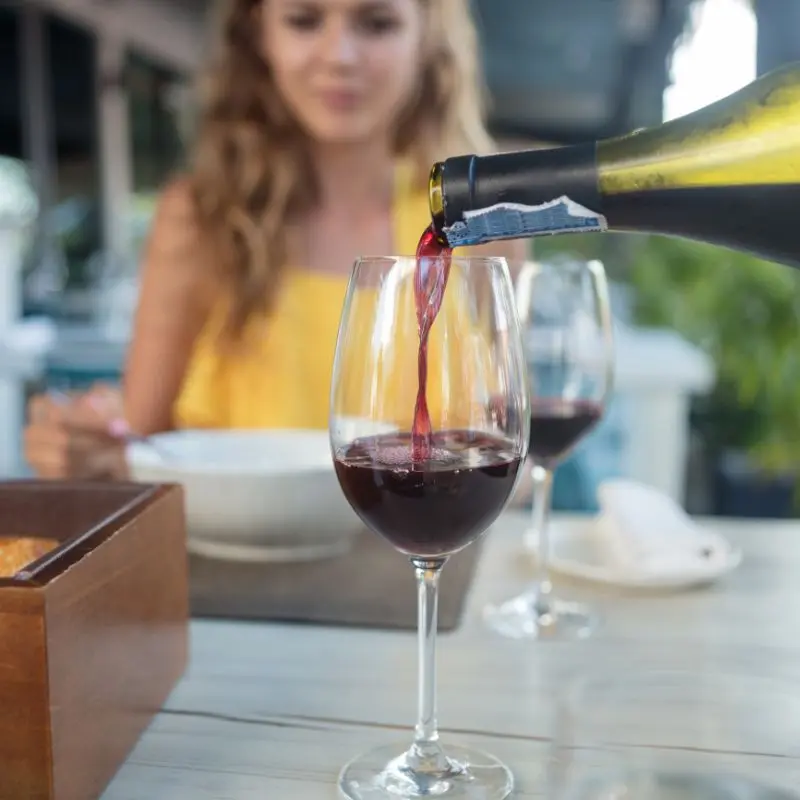 Degustar la altitud en una copa-premium Malbec en el Valle de Uco.