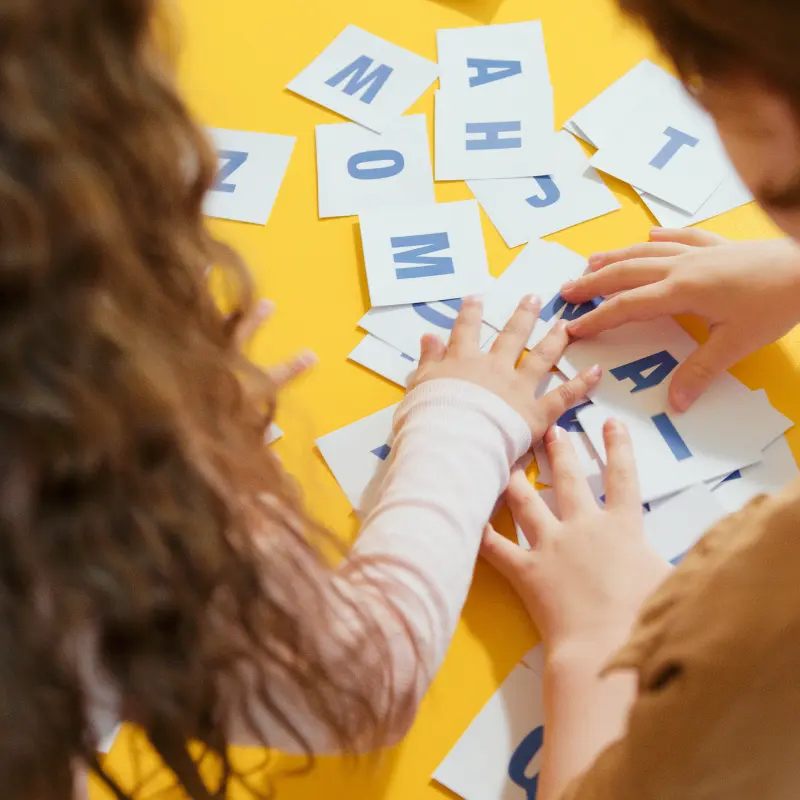 Creative learning games during family-friendly winery visits.