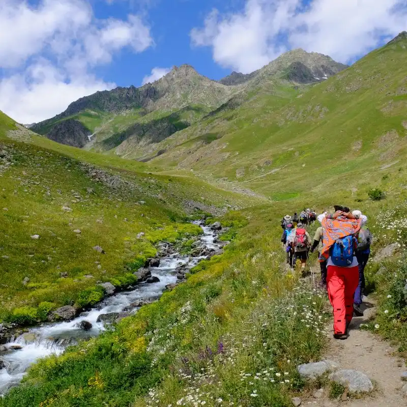 Caminhada pelos Andes até a Quebrada del Durazno